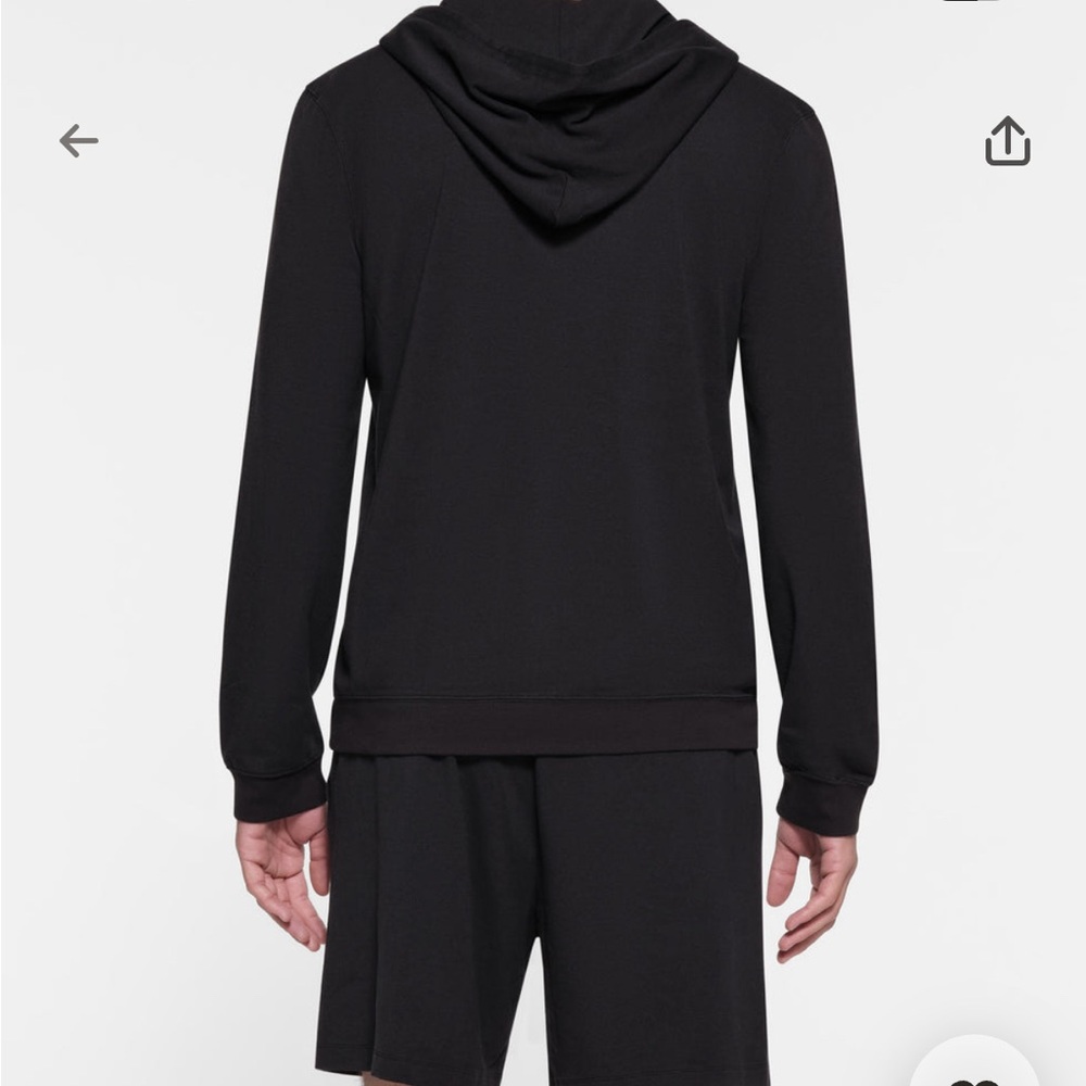 Men’s Skims Zip Up Hoodie Black XL